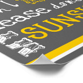 私の太陽 - グレー - ポスター (角)