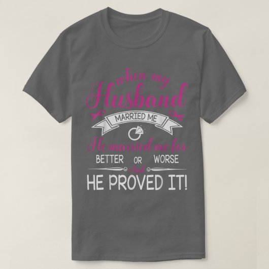 私の夫が良結婚したくも悪くも彼は Tシャツ (デザイン正面)