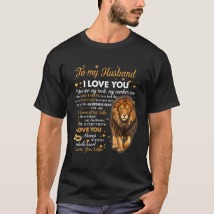 私の夫にとって私はあなたを愛し、あなたは私の岩であり、私の感覚である Tシャツ
