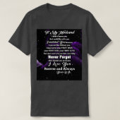 私の夫には私はあなたと結婚しなくて一緒に暮らすことができた Tシャツ (デザイン正面)