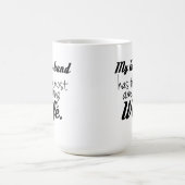 私の夫に最もすばらしい妻がいます コーヒーマグカップ (中央)