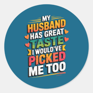 私の夫のセンスがいい 私なら私を選ぶ ラウンドシール