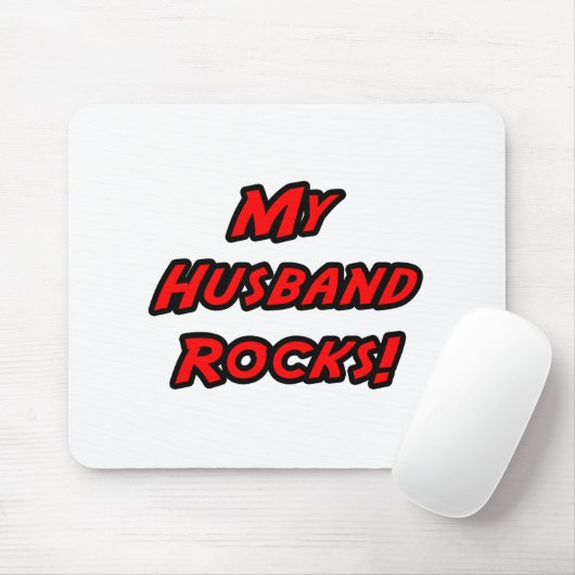 私の夫の岩! マウスパッド (マウス)