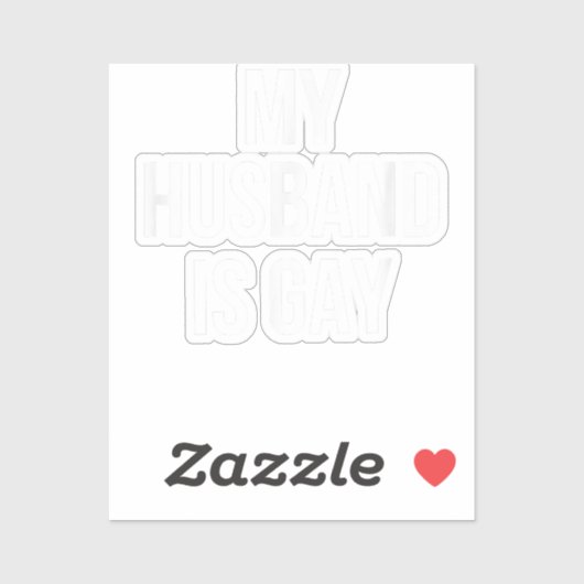 私の夫はゲイ シール (シート)