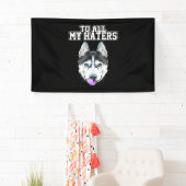 私の夫は全ての主人に対して 横断幕 (インサイチュ)