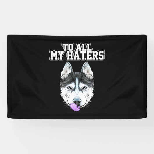 私の夫は全ての主人に対して 横断幕 (横)