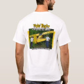 私の夫は彼の旧式な飛行機を衝突しました! Tシャツ (裏面)