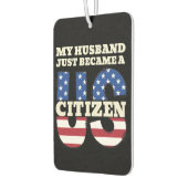 私の夫は米国市民アメリカ人にな誇りを持ったった カーエアーフレッシュナー (左)