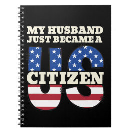 私の夫は米国市民アメリカ人にな誇りを持ったった ノートブック