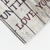 私の夫へのギフト、夫への特別なプレゼント フリースブランケット (角)