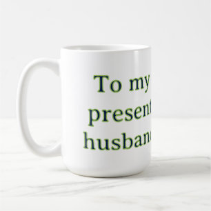 私の夫への結婚記念日 名前と日付を追加 コーヒーマグカップ