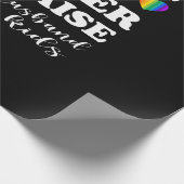 私の夫を育てるのが珍しくないと思う人がはっきりしない ラッピングペーパー (角)