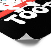 私の失った最初の歯かわいいベビー歯のギフト ポスター (角)