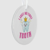 私の失った最初の歯の歯の子供の贈り物 オーナメント (正面)