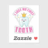 私の失った最初の歯の歯の子供の贈り物 シール (シート)