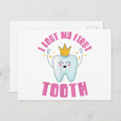 私の失った最初の歯の歯の子供の贈り物 ポストカード (正面/裏面)