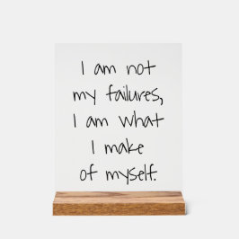 私の失敗ではないアクリル記号 アクリルサイン