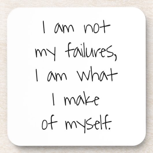 私の失敗ではない懸命プラスチックコースター コースター (正面)