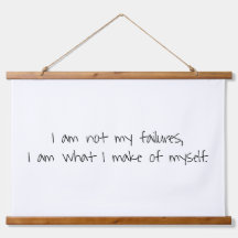 私の失敗ではない木材トップウォールタペストリー