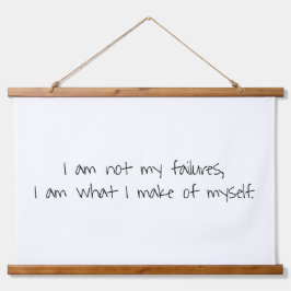 私の失敗ではない木材トップウォールタペストリー 吊り下げ型タペストリー