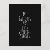 私の失敗は単なる踏み台にすぎない ポストカード (正面)