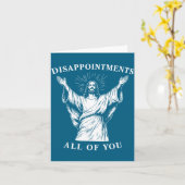 私の失望すべてよお神様イエス カード (黄色い花)