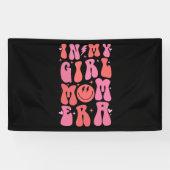 私の女の子の母の時代でレトロGroovy母の日 横断幕 (横)