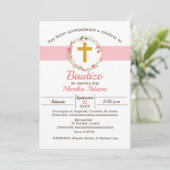 私の女の子の洗礼 招待状 (スタンド正面)