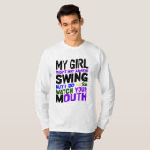 私の女の子はいつも振るっているのではないかもしれないが、私はそうする Tシャツ (正面フル)