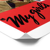 私の女の子はうわー ポスター (角)