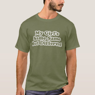 私の女の子は同じだが違う Tシャツ