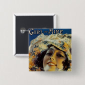 私の女の子 缶バッジ (正面&裏面)