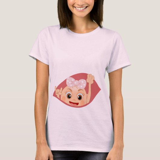 私の女の赤ちゃんの石 Tシャツ (正面)