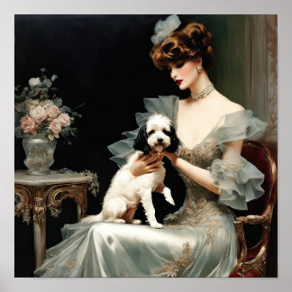 私の女性と彼女の子犬 ポスター