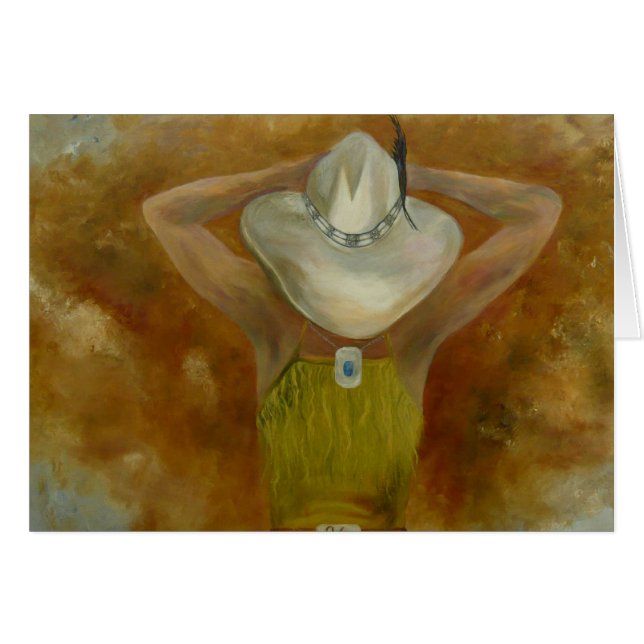 私の女性のカーボーイを置いて下さい (正面横)