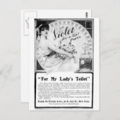 私の女性のトイレのための古い広告 ポストカード (正面/裏面)