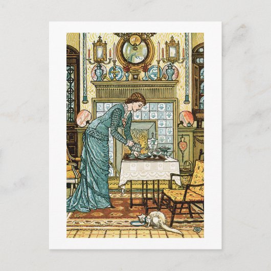 私の女性の部屋、フロントスピース'ザハウスボー ポストカード (正面)