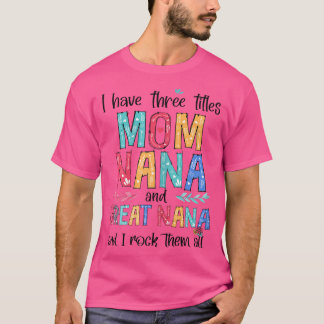 私の女性は3つのタイトルを持っているMom Na素晴らし NaNaNaと Tシャツ