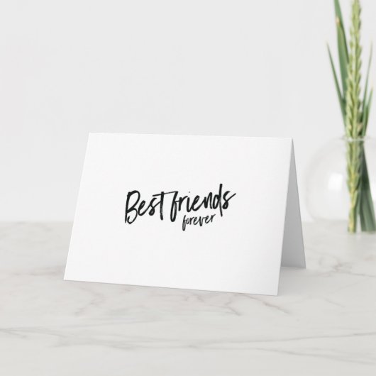 「私の女最高のの友永遠」の誕生日カード カード (正面)