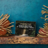 私の好きなことでの失敗 フォトプラーク (側面)