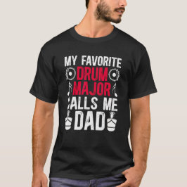 私の好きなドラムメジャー・パパ ドラム Tシャツ