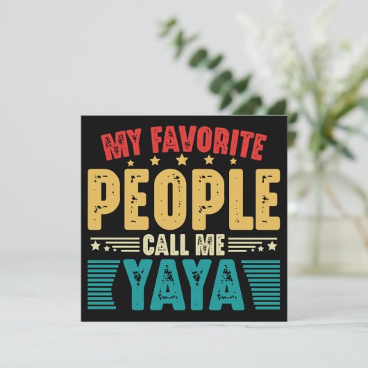 私の好きな人が私をヤヤと呼ぶ ヴィンテージ マザーズ 招待状 (スタンド正面)