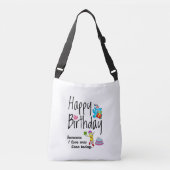 私の好きな人は生まれ今日だった。誕生日願い クロスボディバッグ (正面)