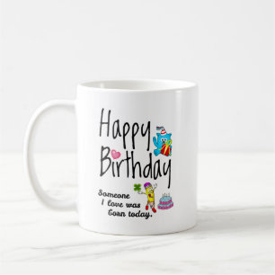 私の好きな人は生まれ今日だった。誕生日願い コーヒーマグカップ