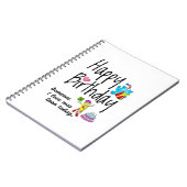 私の好きな人は生まれ今日だった。誕生日願い ノートブック (左側)