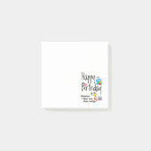 私の好きな人は生まれ今日だった。誕生日願い ポストイット (正面)