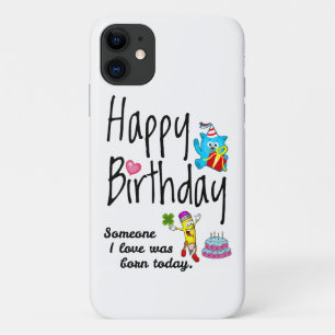 私の好きな人は生まれ今日だった。誕生日願い iPhone 11 ケース