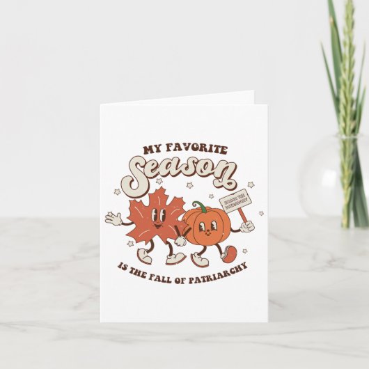 私の好きな季節は家父長制の崩壊 カード (正面)