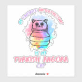 私の好きな抗鬱剤は私のトルコのアンゴラcaである シール (シート)