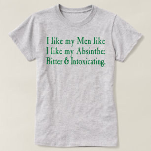 私の好きな男はアブサンが好きな私と一緒 Tシャツ
